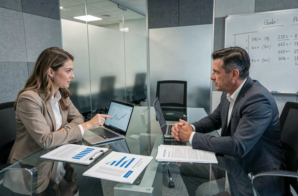 Deux conseillers en gestion de patrimoine comparant des options SCPI en assurance-vie en réunion